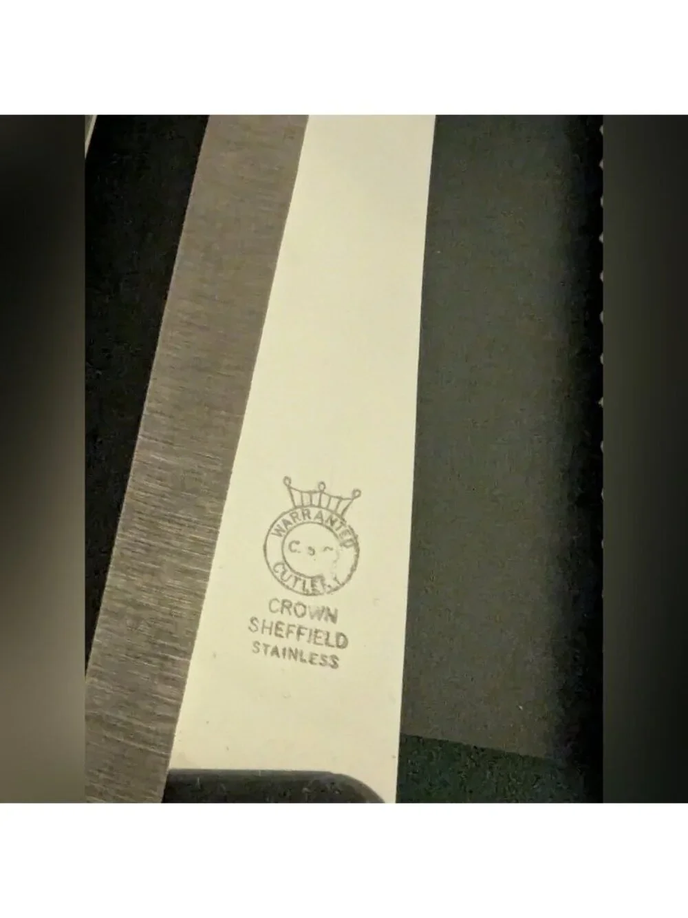 Vintage Crown Sheffield Woodlyn Miracle Edge Knife Set NIB
